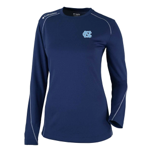 North Carolina Tar Heels Columbia Women's Shotgun T-Shirt Large Collegiate Navy