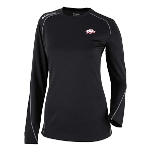 Arkansas Razorbacks Columbia Women's Shotgun 1/4 Zip XLarge Black