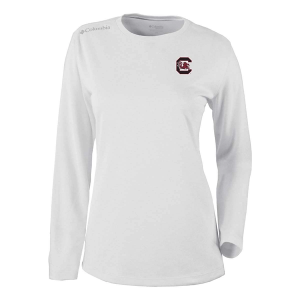 South Carolina Gamecocks Columbia Women's Shotgun T-Shirt Small White