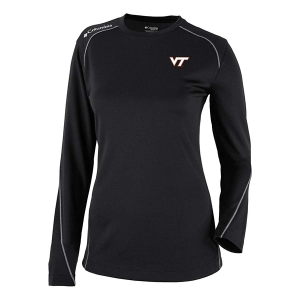 Virginia Tech Hokies Columbia Women's Shotgun T-Shirt XLarge Black