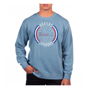 Kansas Jayhawks USCAPE Crew Medium Blue