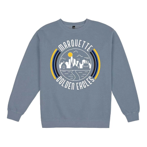 Marquette Golden Eagles USCAPE Crew Medium Blue