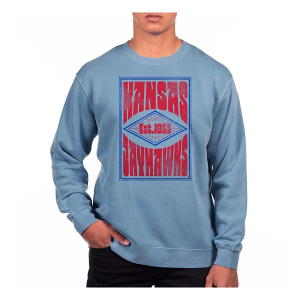 Kansas Jayhawks USCAPE Crew Medium Blue