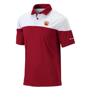 Iowa State Cyclones Columbia Best Ball Alternate Logo Polo XLarge Beet