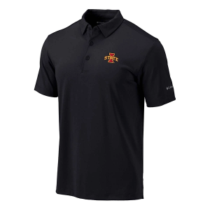 Iowa State Cyclones Columbia Drive Polo 2XLarge Black