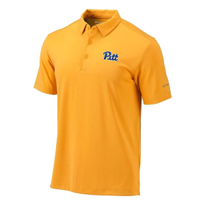 Pittsburgh Panthers Columbia Drive Polo Large Aztec Gold
