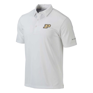Purdue Boilermakers Columbia Drive Polo Large White
