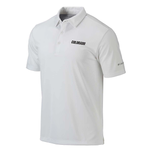 Colorado Buffaloes Columbia Drive Alternate Logo Polo Medium White
