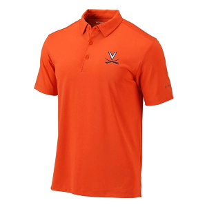 Virginia Cavaliers Columbia Drive Polo Small State Orange