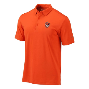 Auburn Tigers Columbia Drive Vintage Logo Polo Large State Orange