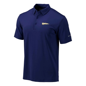 Georgia Tech Yellow Jackets Columbia Drive Vintage Logo Polo 2XLarge Collegiate Navy