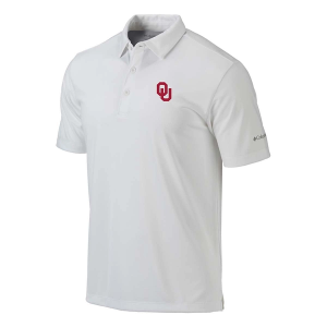 Oklahoma Sooners Columbia Drive Polo Large White