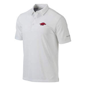 Arkansas Razorbacks Columbia Drive Polo 2XLarge White