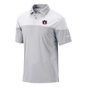 Auburn Tigers Columbia Best Ball Polo Medium Cool Grey