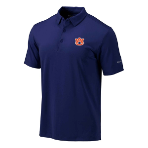Auburn Tigers Columbia Drive Polo 2XLarge Collegiate Navy