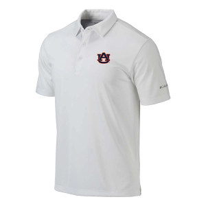Auburn Tigers Columbia Drive Polo Large White
