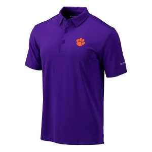 Clemson Tigers Columbia Drive Polo XLarge Purple