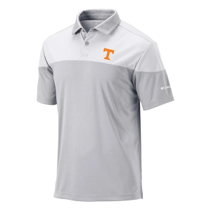 Tennessee Volunteers Columbia Best Ball Polo Large Cool Grey