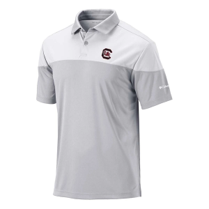 South Carolina Gamecocks Columbia Best Ball Polo Small Cool Grey