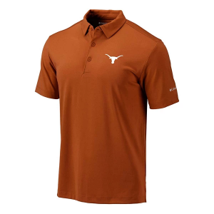 Texas Longhorns Columbia Drive Polo Large Cedar