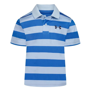 Boys' Under Armour Matchplay Printed Polo 4 Blue Calm