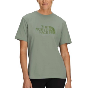 Women's The North Face Evolution Regenerative Ink Half Dome T-Shirt Small Slate Moss