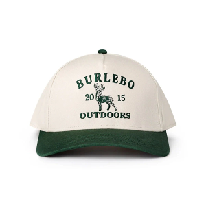 Men's Burlebo Vintage Whitetail Deer Hunting Adjustable Hat One Size Cream