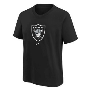 Kids' Las Vegas Raiders Nike Logo T-Shirt 7 Black