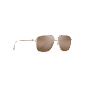 Men's Maui Jim Beaches Universal Fit Polarized Sunglasses Satin Gold/HCL Bronze