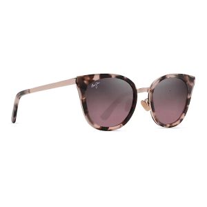 Men's Maui Jim Wood Rose Polarized Sunglasses Pink Tortoise with Rose Gold