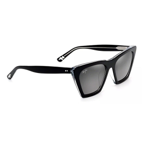 Men's Maui Jim Kini Kini Polarized Sunglasses Black Crys/Neutral Grey