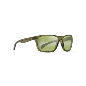 Men's Maui Jim Makoa Polarized Sunglasses Matte Olive/Maui HT