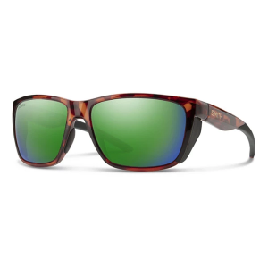 Men's Smith Longfin Polarized Sunglasses Tortoise/ChromaPop Glass Polarized Green Mirror