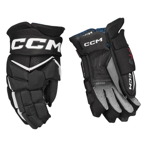 Senior CCM JetSpeed FT8 Hockey Hockey Gloves 14" Black/White