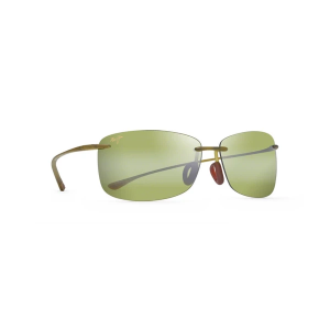 Men's Maui Jim 'Akau Polarized Sunglasses Matte Olive/Maui HT