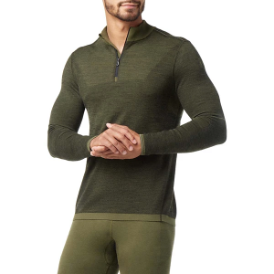 Men's Smartwool Intraknit Thermal Max Merino Long Sleeve Base Layer XLarge Winter Moss