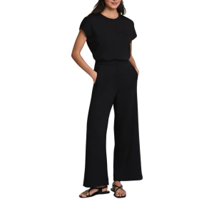 Women's Spanx AirEssentials Cap Sleeve Cinched Jumpsuit Medium Very Black