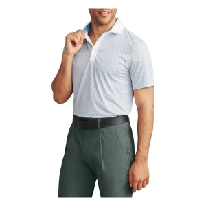 Men's Rhone Sport Spread Polo XLarge Tidal Green Wavy Stripe