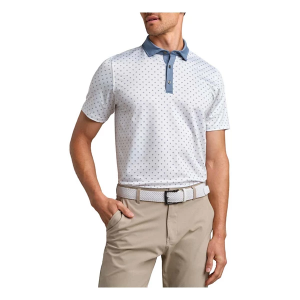 Men's Rhone Sport Polo XLarge Blue Stone Foulard