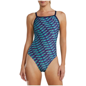 Women's TYR Durafast Elite(R) Women's Diamondfit Dragonflyte One Piece Swimsuit Competitive 28 Green/Navy