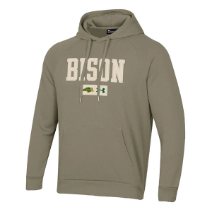North Dakota State Bison Under Armour Hoodie Medium Tan
