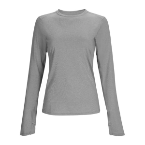 Women's Simms SolarFlex Long Sleeve T-Shirt Medium Cinder Heather
