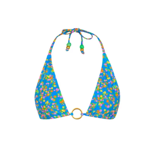 Women's Kulani Kinis Ring Halter Swim Bikini Top Juniors Medium La Belle