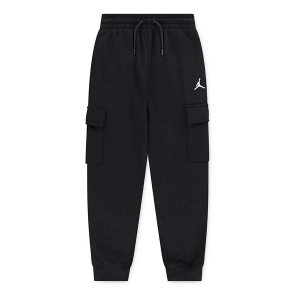Kids' Jordan My Brooklyn Essentials Fleece Joggers Small Black Regular