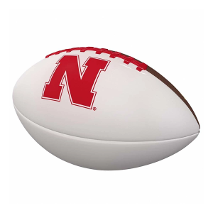 Logo Brands Nebraska Cornhuskers Official-Size Autograph Football