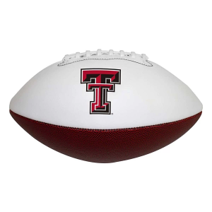 Logo Brands Texas Tech Red Raiders Official-Size Autograph Football