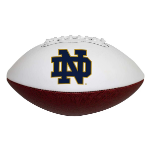 Logo Brands Notre Dame Fighting Irish Official-Size Autograph Football