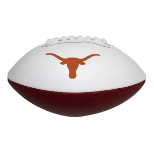 Logo Brands Texas Longhorns Official Size Autograph Football