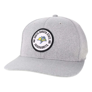 South Dakota State Jackrabbits Legacy Bowler Flexfit Hat S/M Heather Grey