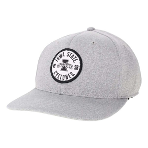 Iowa State Cyclones Legacy Bowler Flexfit Hat S/M Heather Grey